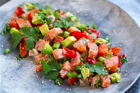 Lomi Lomi Salmon And Avocado Salad Paleo Gluten Free Irena Macri Food Fit For Life