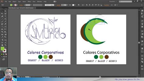 Como Hacer Un Logo Con Illustrator Paso A Paso Youtube