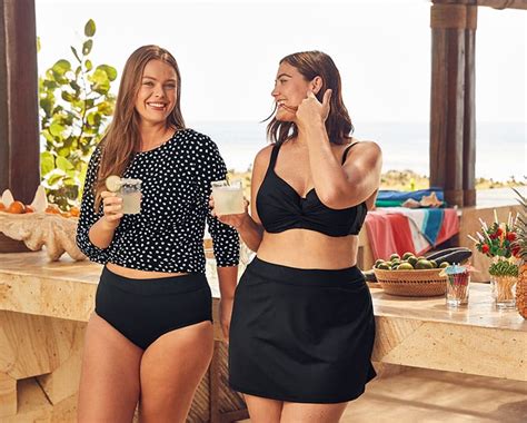 Choosing Plus Size Swimwear To Flatter Anyone Lands End