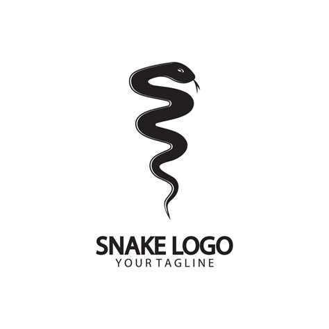 Snake Logo Template Design Vector Illustration Snake Icon Venom Vector