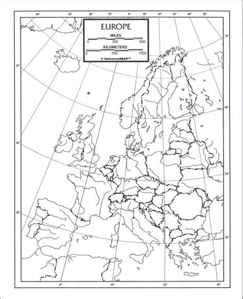 Outline Map Europe Enchantedlearning Com Europe Map Printable World Map