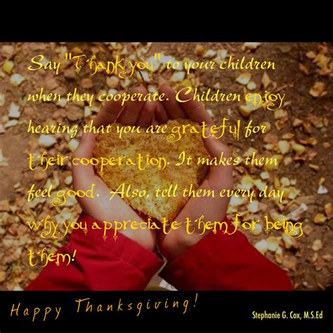 Teaching Children To Be Thankful Disciplining With