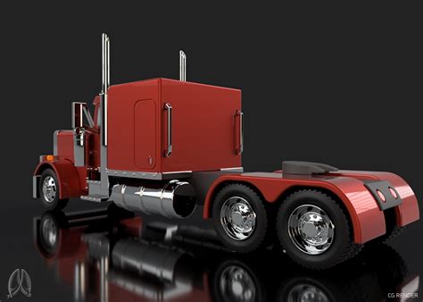 Free Stl File Peterbilt Truck・object To Download And To 3d Print・cults