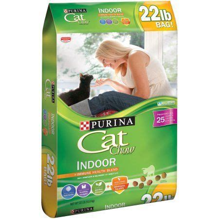 Product title multiple sizes purina cat chow hairball, healthy weight, indoor, natural dry cat food, naturals indoor average rating: Purina Cat Chow Indoor Dry Cat Food 22 lb Bag Pack of 3 ...