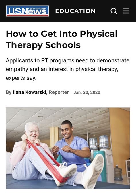 An Article About How To Get Into Physical Therapy
