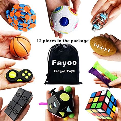 Fayoo Sensory Fidget Toys Pack For Kids And Adults Including 12 Sided