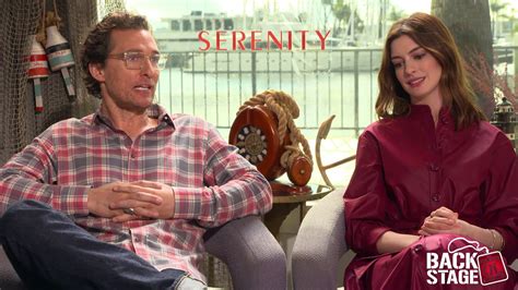 Matthew Mcconaughey Anne Hathaway Get Naughty In Serenity Youtube