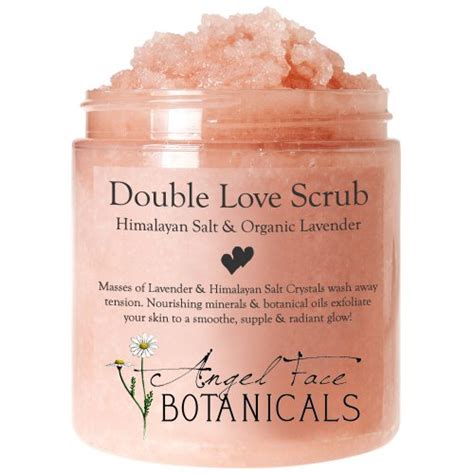 Double Love Body Scrub With Himalayan Salt And Organic Lavender Essential