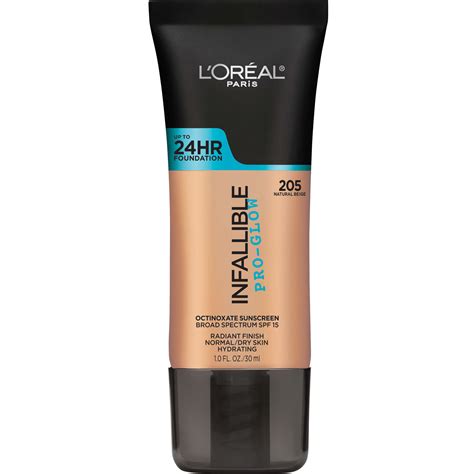 Loreal Paris Infallible Pro Glow Foundation Natural Beige 1 Fl Oz