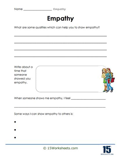 Empathy Worksheets 15