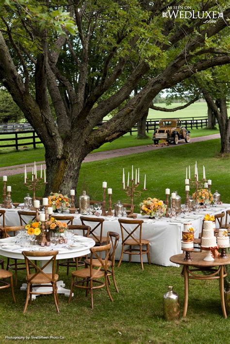 Your backyard wedding will demand serious space. Marvelous Rustic Chic Backyard Wedding Party Decor Ideas ...