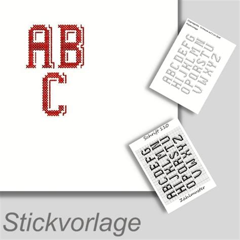 Da haben wir was für dich! Kreuzstich Buchstaben Vorlagen Gratis / Luxus Kreuzstich ...