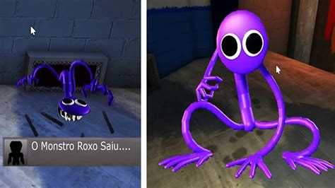 ATUALIZOU O MONSTRO ROXO SAIU DO DUTO E REVELOU SUA VERDADEIRA FORMA NO RAINBOW FRIENDS