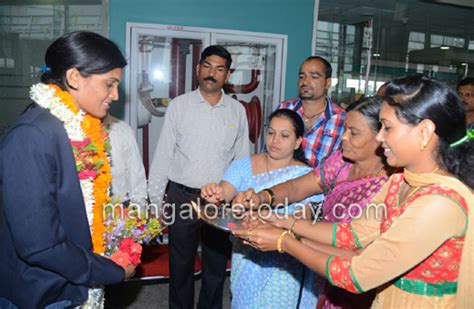 Mangalore Today Latest Main News Of Mangalore Udupi Page Kabaddi Star Mamatha Receives Warm