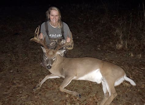 Mississippi Woman Harvests Giant 180 Inch Buck