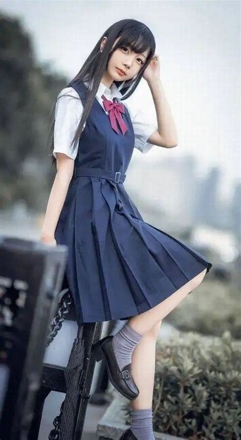 Untitled 女の子のドレス 学校の制服の着こなし 日本のファッションスタイル