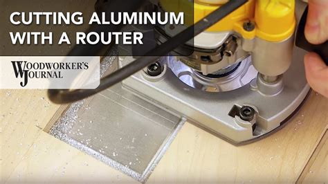 How To Cut Aluminum With A Router Youtube