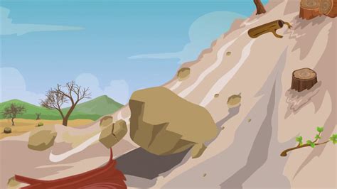 Landslide Animation Graphic Gfx Youtube