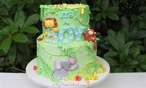 Wild Safari Baby Shower Cake Home Design Ideas
