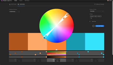 The Color Wheel In Adobe S Web Page