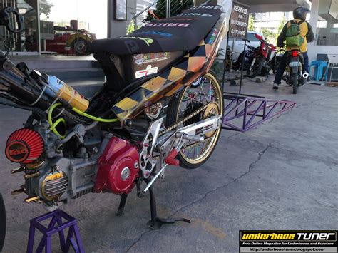 391.redbull suzuki raider fu 150 belang vs yamaha sniper lc drag race hd quality. underbone tuner: Thai Style Yamaha Vega Force Dragster