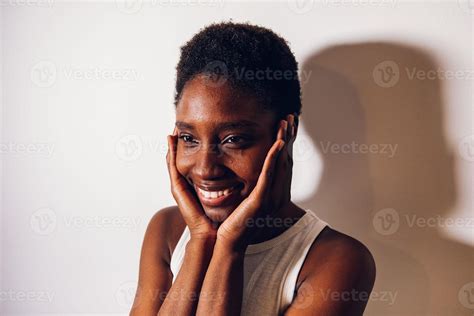 Black Woman Portrait Showing His Face 17703906 Stock Photo At Vecteezy