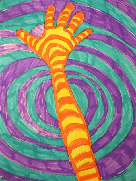 Think Create Art Warm And Cool Color Hands 2nd Grade