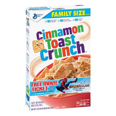Cinnamon toast crunch nutrition label ingredients. General Mills Cinnamon Toast Crunch Cereal | Hy-Vee Aisles Online Grocery Shopping