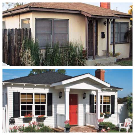 Curb Appeal Before And After Add Dimension And Character Home Exterior Makeover House