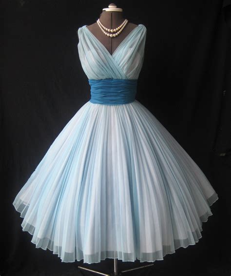Toutes Les Tailles 1950s Fred Perlberg Chiffon Prom Dress Flickr