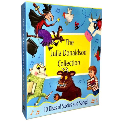 Julia Donaldson Collection 10 Audio Cd Books Set Stories And Songs Gruff Lowplex