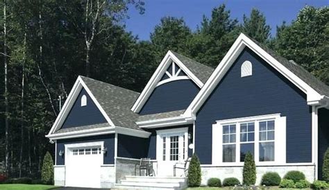20 Outstanding Exterior House Paint Ideas With Blue Colors