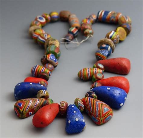 Kiffa Bead Strand Fancy Beads African Trade Beads Beaded Jewelry