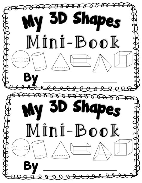 Students draw a line between a shapes and the corresponding word for that shape. 14 Best Images of 3D Worksheets For Kindergarten ...
