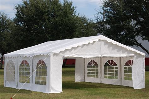 On sale tents & outdoor canopies. 20'x20' Budget PE Party Tent Canopy Shelter with ...
