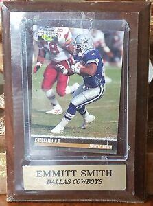 Emmitt smith's most recognizable rookie card was technically part of the score supplemental factory set that featured rookies and players who had been traded. PRO LINE CLASSICS Emmitt Smith Football Card | eBay