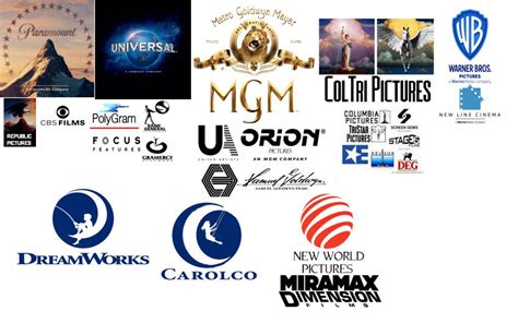 Logos Of My Favorite Movie Making Companies By Theagentmanmmt On Deviantart