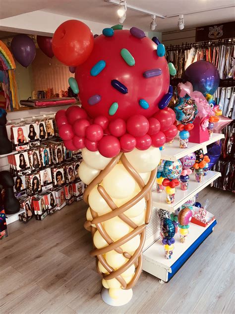 A Giant Ice Cream Balloon Column Created In Store This Week What A