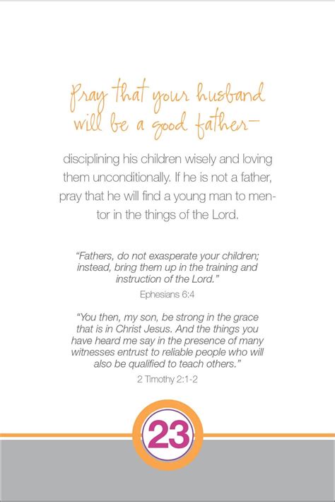 Praying For Your Husband Good Good Father Pray