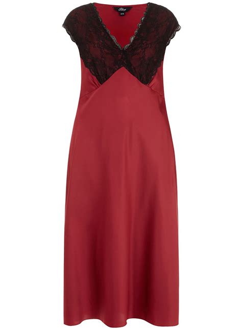 We Ve Been Busy Upgrading Our Plus Size Sleepwear Range At Evans To Include This Red Satin And