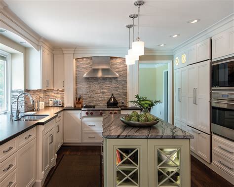 Hope your week is off to a great start! Luxury Impresses in Small Kitchens | Kitchen Bath Design