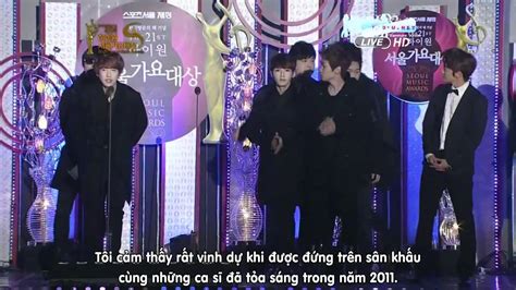 Vietsub Super Junior Win Disk Bonsang Seoul Music 2012 Youtube