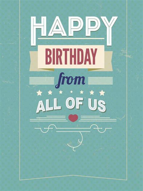 Get unique cards for every occasion! Happy Birthday From All of US Wine Bottle Label by MiLabelStudios