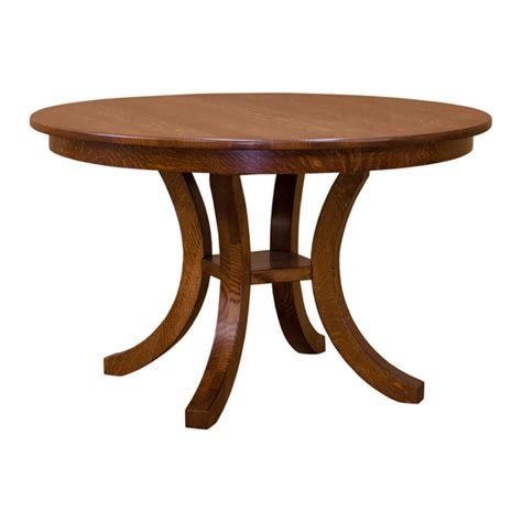Carlyl 48 Inch Round Dining Table W 3 Leaves