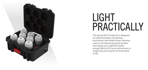 Aputure Accent B7c Rgbww Led 8 Light Kit With Charging Case Red Dot Photo