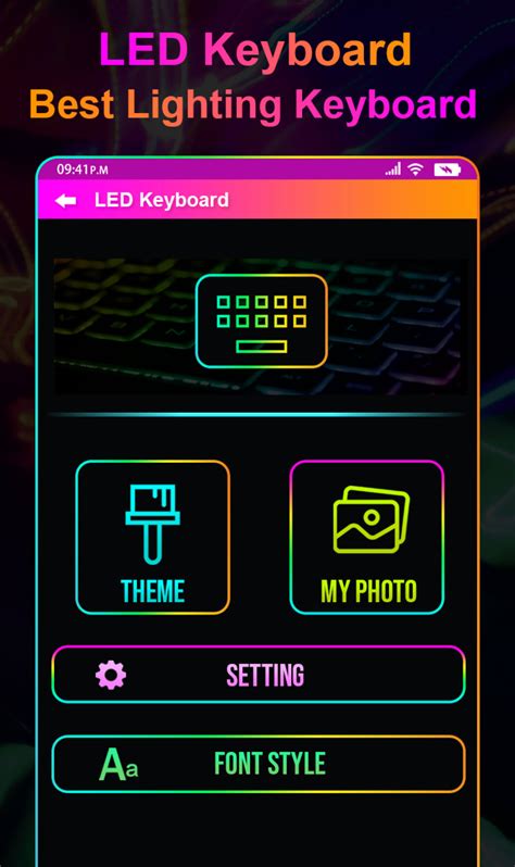 Neon Led Keyboard Rgb Colors For Android Download