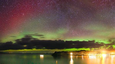 Aurora Borealis Lights Up The Sky Over Scotland Bbc News