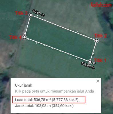 Cara Mengukur Luas Lahan Tanah Dengan Google Maps Ruang Sipil My Xxx