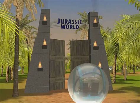 Jurassic World Gyrosphere Ride Custom Attractions Parkcrafters