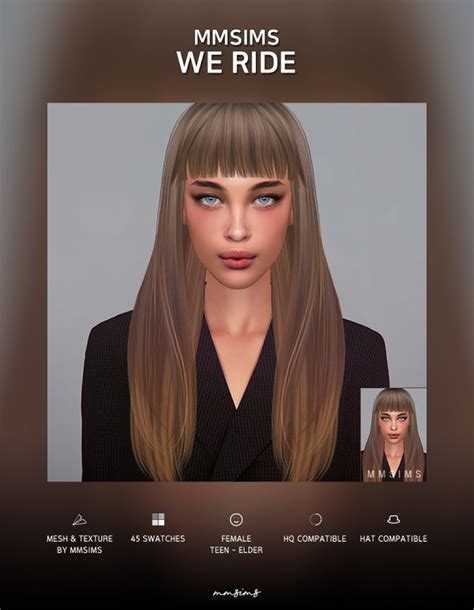 Hair We Ride From Mmsims Sims 4 Downloads